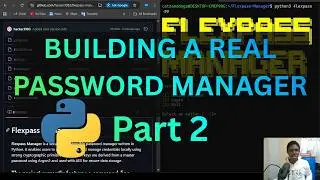 Building a Password Manager in Python (Part 2) | Input Validation & Account Switching