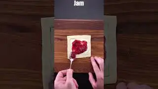 Raspberry jam Puff pastry tarts #recipes #food #puff