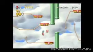 New Super Mario Bros. Wii Level 7-4 Star Coins