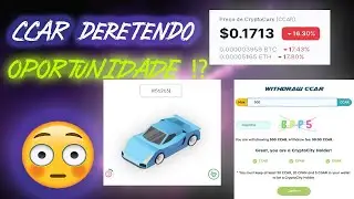 QUANTO estou ganhando por dia no CCAR (CRIPTOCARS)