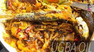 How to Make Ugba and Onions Oil | Yam Sauce | Nigerian Food Recipes