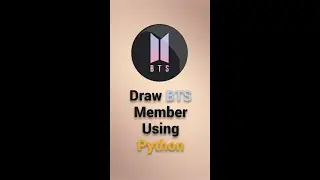 Draw BTS Army Member Using Python