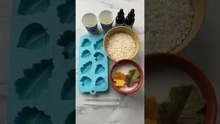 Двухцветные восковые вставки своими руками 🍂