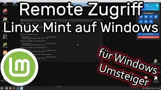 Remote access from Linux Mint to Windows computers with Rustdesk (Internet and LAN)