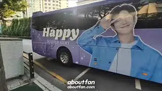250910 250916 BTS RM Entire wrapping Bus ads