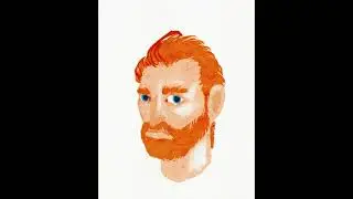 Vincent Van Gogh speed paint iPad Procreate / The Starry night / modern art / digital art /