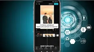 Tutorial Template Capcut AI Crayon #templatecapcut #tutorial #fyp 