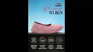 Asian Daisy-51 Walking shoes for Women #asianfootwears #asianshoes #msdhoni #walkingshoes #women