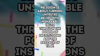 The Evolution of Belief: Unraveling the Power of Religion Over Time #YTShorts #ProvocativeQuotes