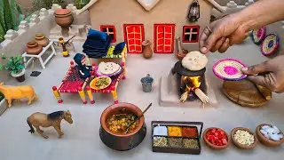 Miniature Dal Mash with Chapati | Tiny Village Cooking Magic | Pak Miniature Village