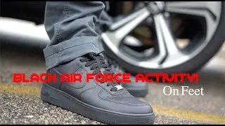 On Feet - Black Air Force (Activity) 1 Low