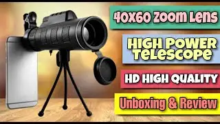 Universal Panda Camera Lens Monocular Telescope 40x60 HD Quality Lens For Smartphone | Full Review