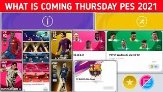 WHAT IS COMING THURSDAY PES 2021 MOBILE | POTW AND FREE REWARDS
