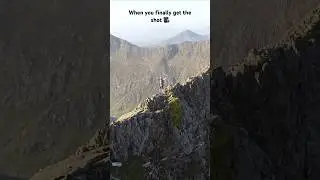 When you finally get the shot - Crib Goch #wales #snowdonia #hiking