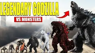 Godzilla Legendary vs Giant Monsters | 3D Monster Size Comparison 2025