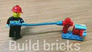 How to make cool mini firefighter and water pump from lego | step by step lego tutorial video| 