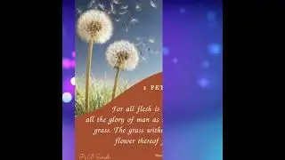 Today's word of Honor ~~ 1 Peter 1:24~~ 8 June 2021 ~~ Ps B. Suresh