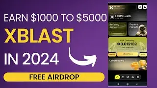 Best Mining app | xBlast Mining app | XBlast telegram | How to join signup, login xBlast mining app