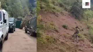 Two militants killed in ongoing encounter at Hathlanga Uri near loc north kashmir Baramulla.Police