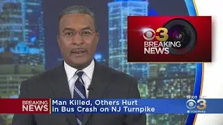 One Person Killed In Bus Crash On New Jersey Turnpike, Police Say