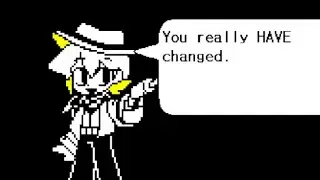 Using Photo at Clover's Fight and Bonus Soulless Dialogues! Undertale Red & Yellow