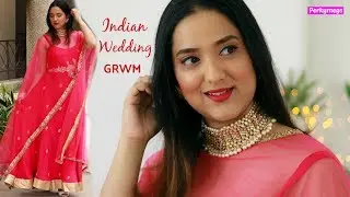 Indian Wedding GRWM | Indian Party Makeup Tutorial | Perkymegs