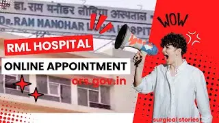RML hospital online appointment process II ors.gov.in II RML hospital OPD appointment kaise le