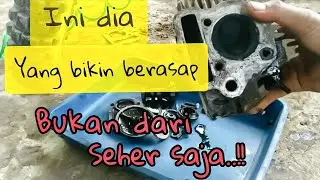 Kupas Semua Penyebab motor berasap supra x