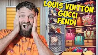 Abandoned Storage Unit Filled with Designer Items! Luxury Treasure Find!