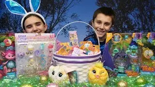 TROLLS, LITTLEST PET SHOP, FURREAL FRIENDS EASTER BASKET