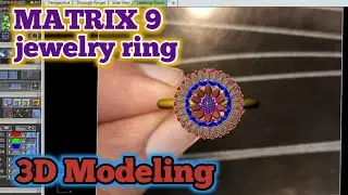 class 15 matrix 9 | how to make a gold ring in matrix 9 | 3d cad modeling | cad cam tutorial