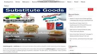 What are substitute goods? Definition and significance