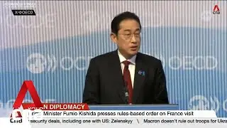 Japan's Kishida presses rules-based order on France visit