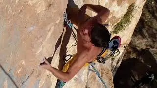 Falesia di Roccamorice - Videa 7b+ arrampicata