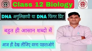 DNA fingerprinting| DNA fingerprinting kya hai| DNA fingerprinting class 12 Biology 