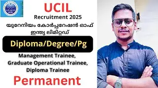 UCIL Recruitment 2025 | Central Govt Jobs | Notification, Eligibility, How to Apply Online