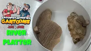 Casting a River Platter - Live Resin Casting