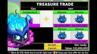 What Do Players Offer for GAS FRUIT in Blox Fruits?! (Shocking Trades 😳)