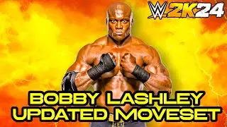 WWE 2K24 | Bobby Lashley Updated Moveset + Realistic Base Superstar Settings