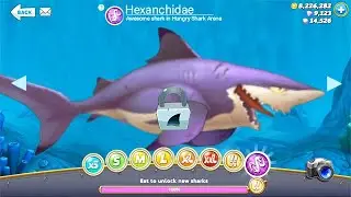 Hungry Shark Arena - New Hexanchidae Unlocked
