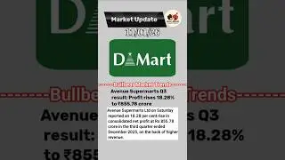 Avenue SuperMart Share letest news|Share Market Update| Bullbear Market Trends