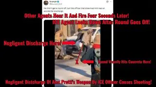 Negligent Distcharge Of Alex Pretti's Weapon By ICE Officer Causes Shooting!