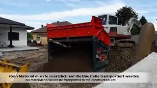 Erde sieben XAVA R&uuml;ttelsieb LS28 Privatbaustelle / Screening earth vibrating screen LS28