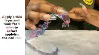 Apres Gel X Tips| Glitter & Transfer foil design| Watch me work!!!