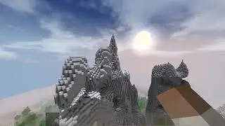 Полет, как у дрона от первого лица в Survival Craft 2.
