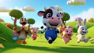Baby Cow Dance | Popular Nursery Rhyme For Kids | Sing Along With Kids