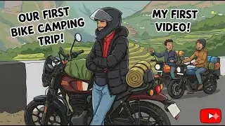 First Bike Ride & Camping Adventure with Friends | My First YouTube Video
