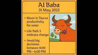 🌟 #AIBaba Predicts #31May2025! | #Astrology x #Numerology x #Weather 🔮🌦️ | #WatchNow!