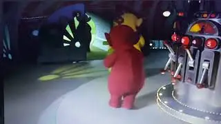 The Teletubbies Walk To The Magic Windmill With T.U.F.F. Puppy Title Card Music: Gingerbread UK