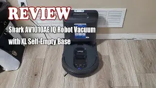 Shark AV1010AE IQ Robot Vacuum with XL Self-Empty Base - Setup & Review 2022